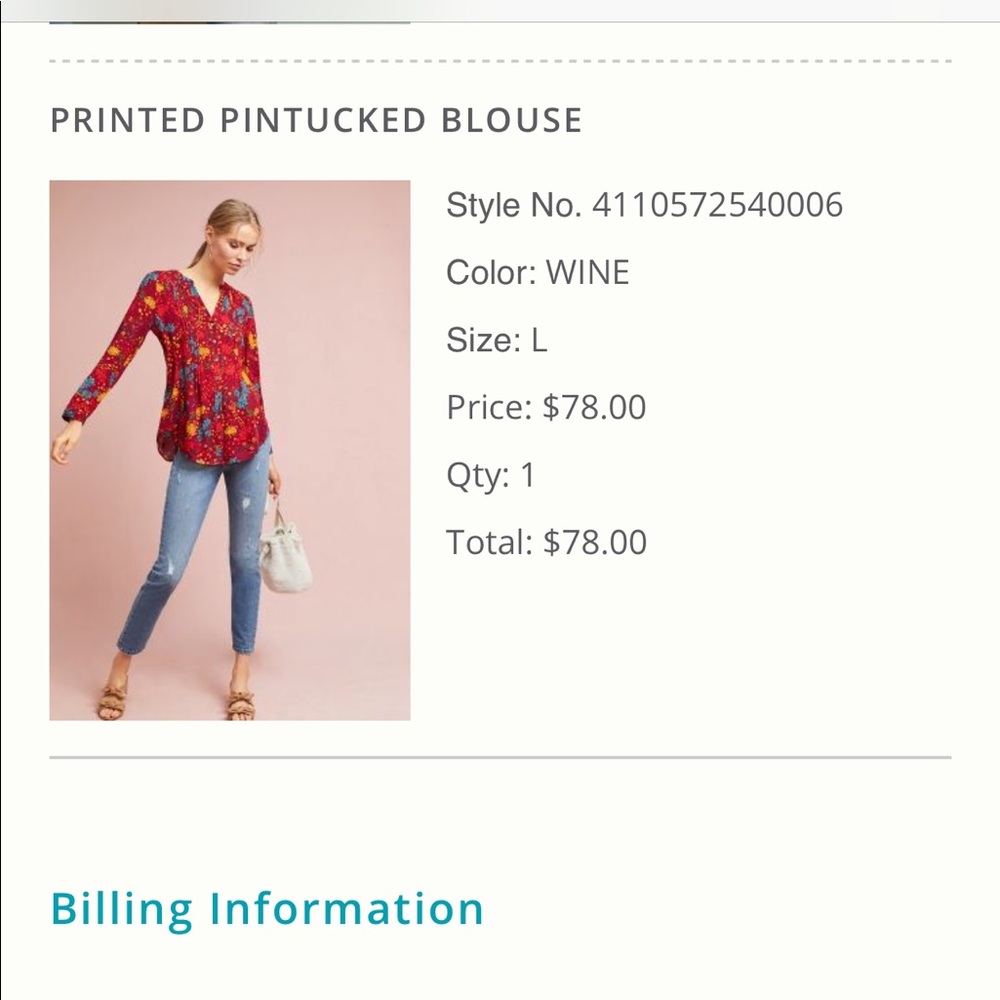 Maeve long sleeve blouse